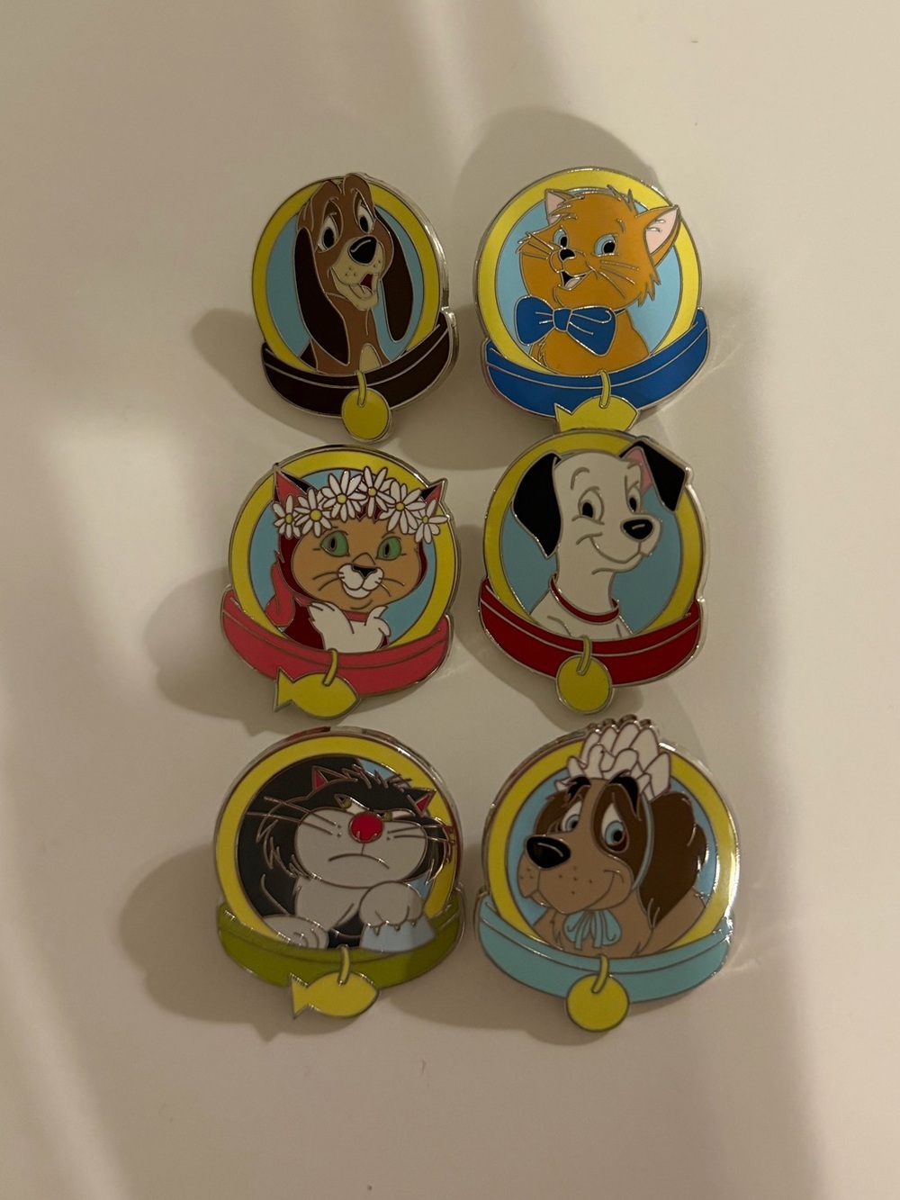 Completed Disney Collar Pin Set